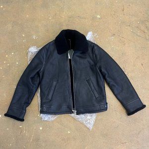 Men's Allsaints Ashford Shearling Relaxed Fit Jacket Size Medium New w/tags